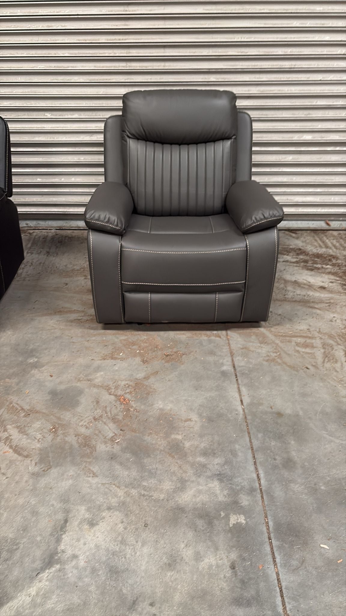 3+2 Barkley Grey Leather Recliner Sofa Range