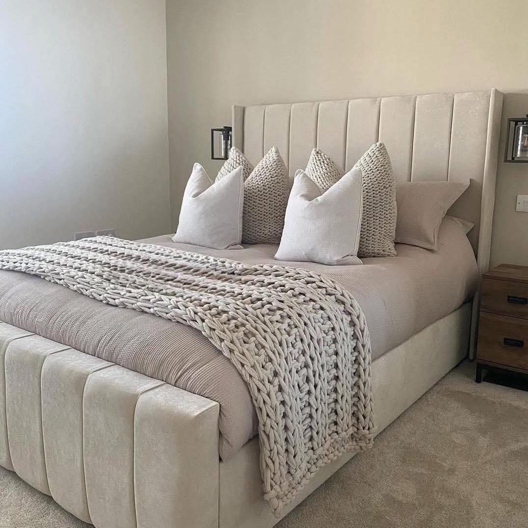 Indiana Wingback Bed