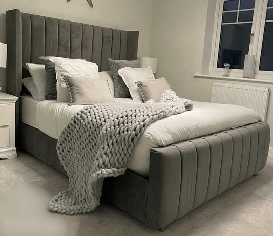 Indiana Wingback Bed
